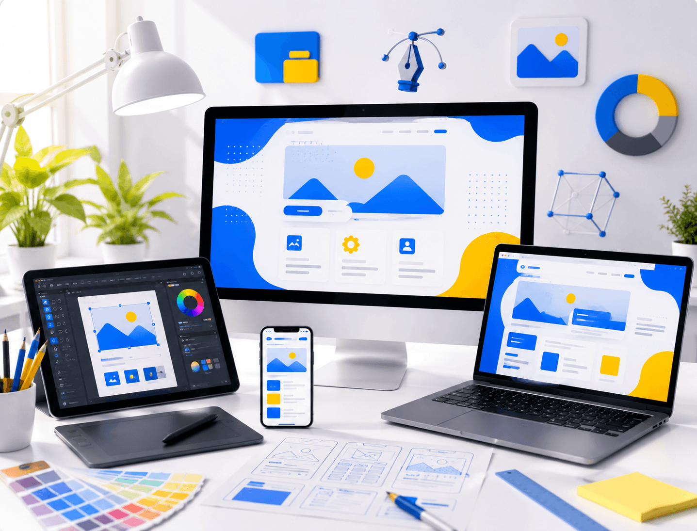 Ilustrasi desain web