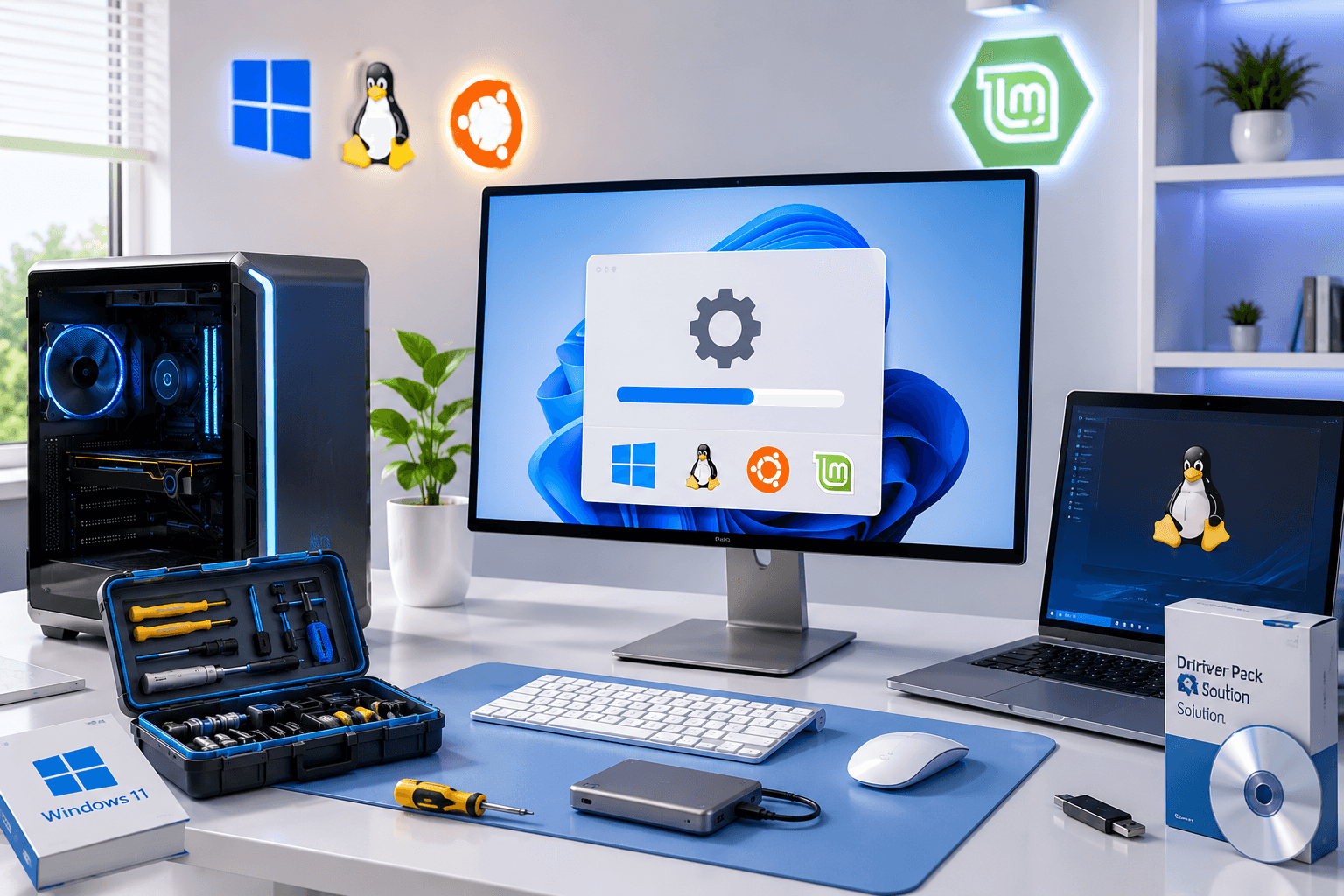 Ilustrasi instalasi software