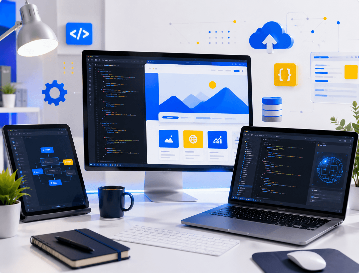 Ilustrasi web development
